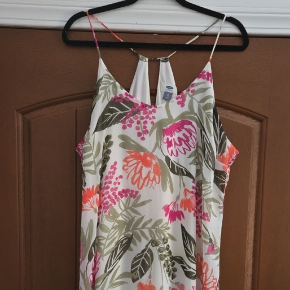 Old Navy Women's Floral Chiffon Maxi Dress Size XL - Picture 2 of 6